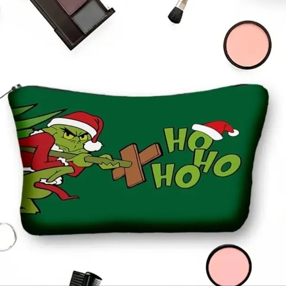 Last one! NEW! The GRINCH  makeup bag or pencil case - Picture 1 of 11